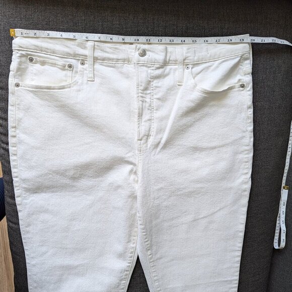 NWT Cream "Tile White" Madewell The Perfect Vintage Jean 33T - Picture 8 of 12